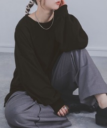 n'OrLABEL | 『こなれパフ袖ロンT』(Tシャツ/カットソー)