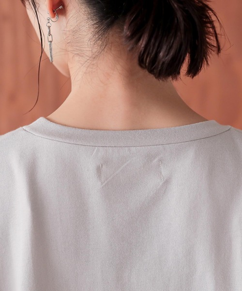 n'OrLABEL(ノアールレーベル)の「『こなれパフ袖ロンT』(Tシャツ/カットソー・レディース・ブルーグリーン/イエロー/ピンク/ブルー/ブラック/グレイッシュベージュ/スモークピンク/グレイッシュブルー/チャコール・FREE)」の22枚目の写真