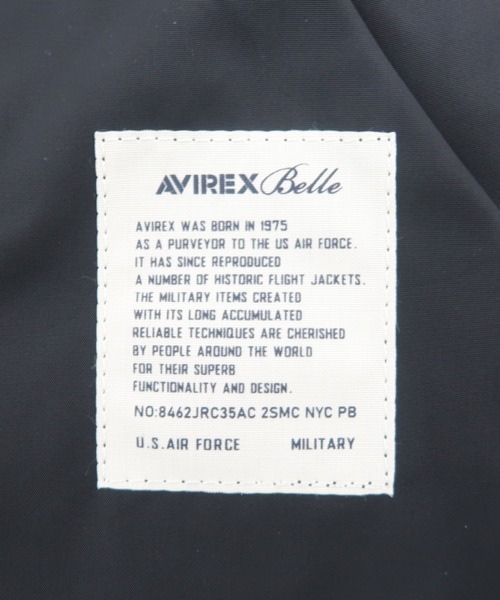 AVIREX（アヴィレックス）の「【直営店限定】VARSITY NYLON BAG/ バーシティーナイロンバッグ（トートバッグ・レディース・オリーブ/ブラック・FREE）」の7枚目の写真