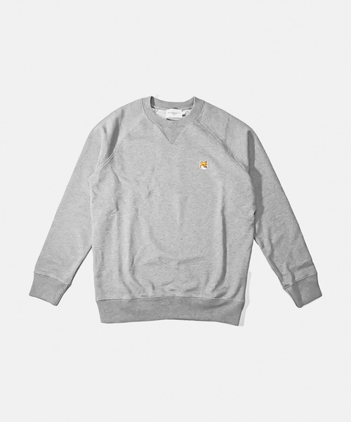 Maison Kitsune(メゾンキツネ)の「MAISON KITSUNE FOX HEAD PATCH CLASSIC SWEATSHIRT メゾン キツネ フォックスヘッド パッチ ワンポイント スウェット(スウェット・メンズ・ブラック/ネイビー/グレー・LARGE/X-LARGE/SMALL/MEDIUM/XX-LARGE)」の11枚目の写真