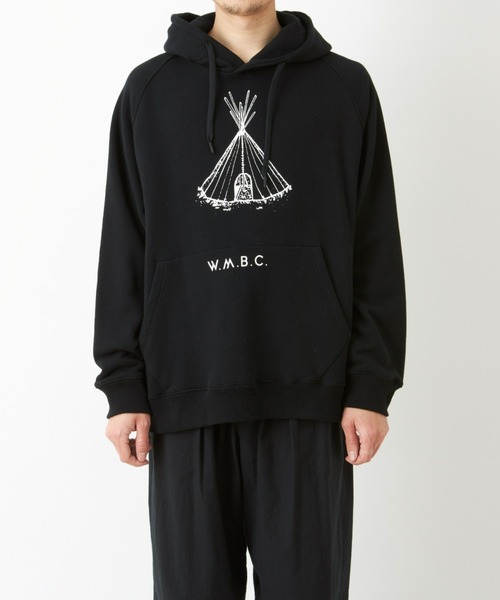 WHITE MOUNTAINEERING（ホワイトマウンテニアリング）の「"TIPI"HOODIE（パーカー・メンズ・ブラック・1/2/0）」の5枚目の写真