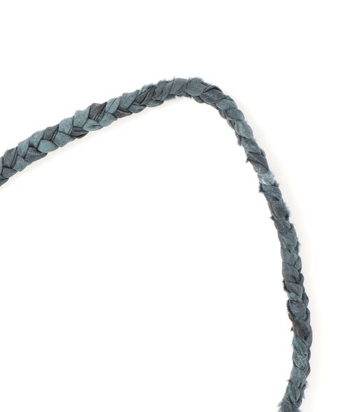 PORTER CLASSIC（ポータークラシック）の「【Porter Classic / ポータークラシック】 HAND WORK SILK NECKLACE (LIMITED EDITION)（ネックレス・メンズ・ブラック・FREE）」の3枚目の写真