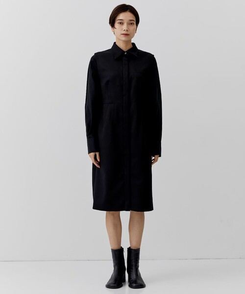 city（シティ）の「【CITY】コンビクロスミニワンピース（ワンピース・レディース・ブラック/ブラウン・1/2）」の9枚目の写真