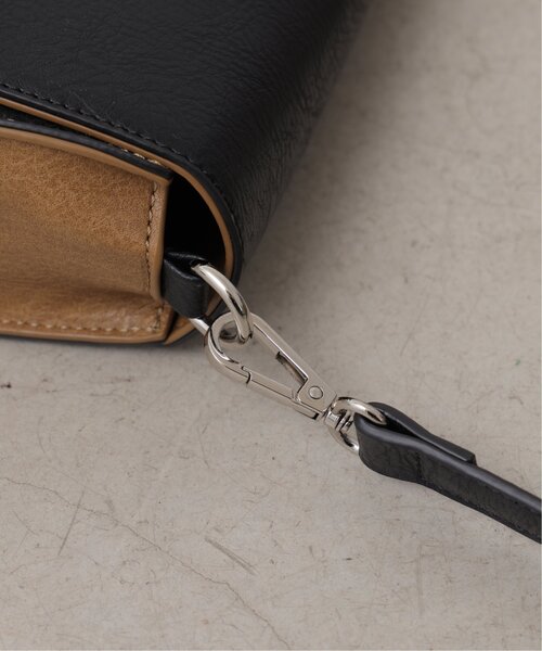 DOUBLE NAME（ダブルネーム）の「配色ステッチ合皮ショルダーBAG（ショルダーバッグ・レディース・ブラウン/スミクロ/キナリ・FREE）」の16枚目の写真