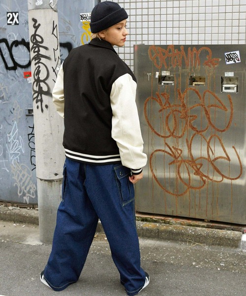 retock's】サガラワッペン/チェーンロゴ刺繍 ビッグシルエット