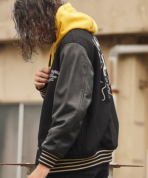 RATTLE TRAP（ラトルトラップ）の「メルトンスタジャン（スタジャン・メンズ・ブラック系その他/グリーン系その他・L/M）」の11枚目の写真