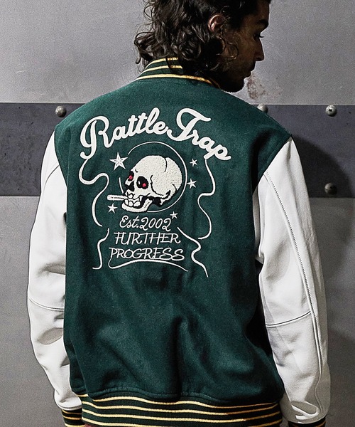 RATTLE TRAP（ラトルトラップ）の「メルトンスタジャン（スタジャン・メンズ・ブラック系その他/グリーン系その他・L/M）」の15枚目の写真