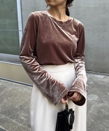 CAPRICIEUX LE'MAGE | ベロアロンT(Tシャツ/カットソー)