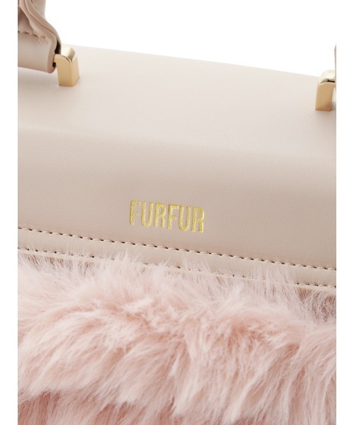FURFUR(ファーファー)の「エコファーハンドバッグ(ハンドバッグ・レディース・ホワイト/チャコールグレー/ピンク・FREE)」の14枚目の写真