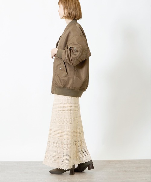 B.C STOCK（ベーセーストック）の「コットンフラワーマキシスカート