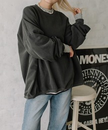 color pigment sweat/カラーピグメントスウェット ユニセックス着用可能(メンズ着用画像有)