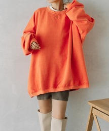 color pigment sweat/カラーピグメントスウェット ユニセックス着用可能(メンズ着用画像有)