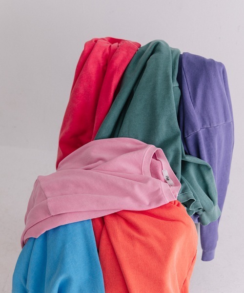 color pigment sweat/カラーピグメントスウェット ユニセックス着用可能(メンズ着用画像有)（スウェット）｜Flugge（フラッジー）