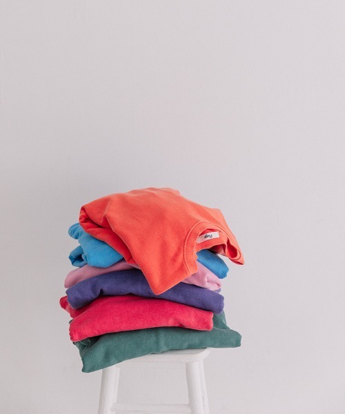 color pigment sweat/カラーピグメントスウェット ユニセックス着用可能(メンズ着用画像有)（スウェット）｜Flugge（フラッジー）