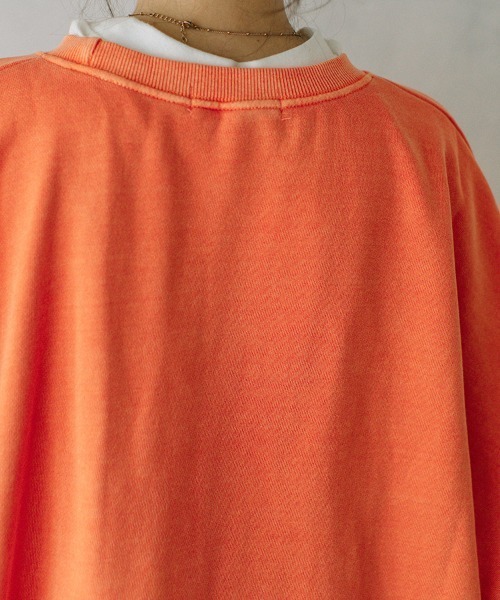 color pigment sweat/カラーピグメントスウェット ユニセックス着用可能(メンズ着用画像有)（スウェット）｜Flugge（フラッジー）