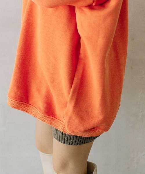 color pigment sweat/カラーピグメントスウェット ユニセックス着用可能(メンズ着用画像有)（スウェット）｜Flugge（フラッジー）