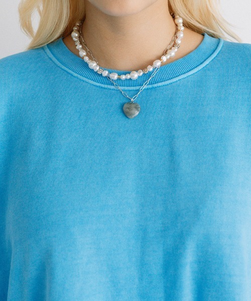 color pigment sweat/カラーピグメントスウェット ユニセックス着用可能(メンズ着用画像有)（スウェット）｜Flugge（フラッジー）