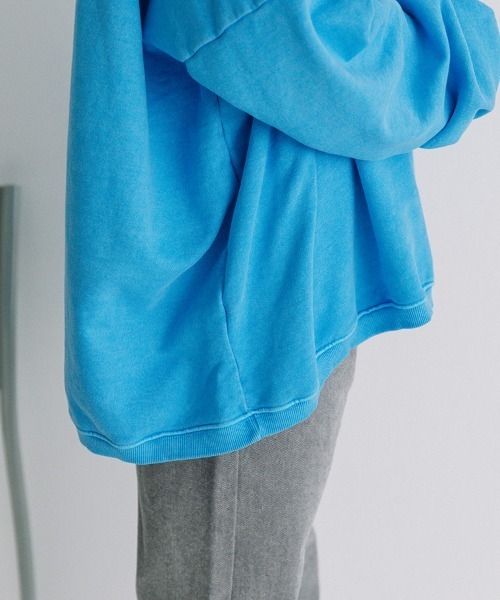 color pigment sweat/カラーピグメントスウェット ユニセックス着用可能(メンズ着用画像有)（スウェット）｜Flugge（フラッジー）