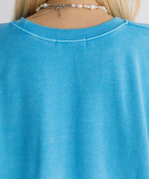 color pigment sweat/カラーピグメントスウェット ユニセックス着用可能(メンズ着用画像有)（スウェット）｜Flugge（フラッジー）