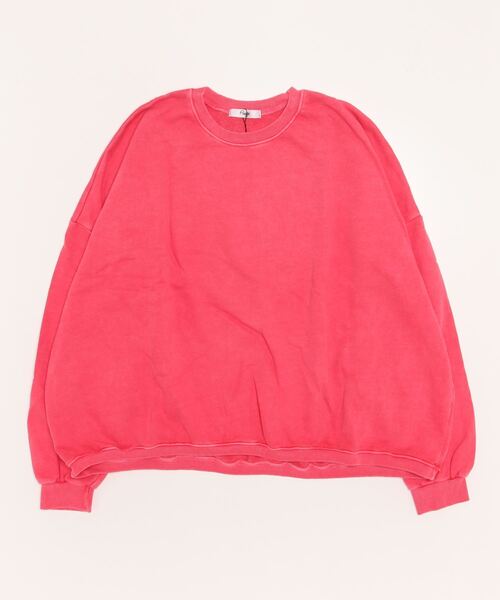 color pigment sweat/カラーピグメントスウェット ユニセックス着用可能(メンズ着用画像有)（スウェット）｜Flugge（フラッジー）