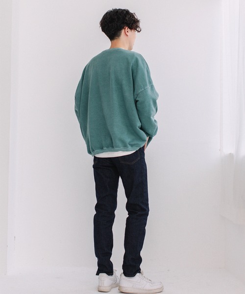 color pigment sweat/カラーピグメントスウェット ユニセックス