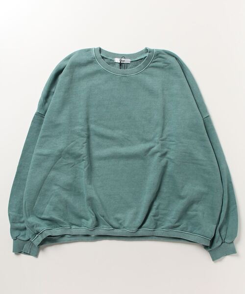 color pigment sweat/カラーピグメントスウェット ユニセックス着用可能(メンズ着用画像有)（スウェット）｜Flugge（フラッジー）