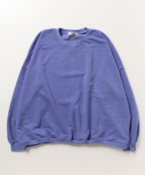 color pigment sweat/カラーピグメントスウェット ユニセックス着用可能(メンズ着用画像有)（スウェット）｜Flugge（フラッジー）