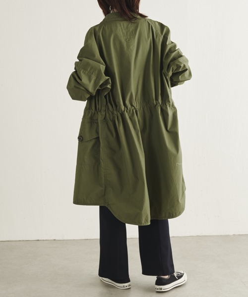 COLLAGE GALLARDAGALANTE（コラージュガリャルダガランテ）の「ROYAL NAVY/ミリタリーコート/WEB限定（ミリタリージャケット・レディース・カーキ・1）」の4枚目の写真