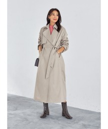 STYLE DELI | 【Made in JAPAN】ストレッチコットンロングトレンチコート(トレンチコート)