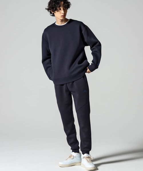 Kappa（カッパ）の「Kappa(カッパ)ダンボールニットプルオーバー（ニット/セーター・メンズ・ネイビー/ライトグレー/ホワイト/ブラック・M/L/XL/XXL）」の8枚目の写真