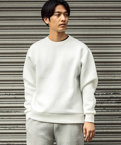 Kappa（カッパ）の「Kappa(カッパ)ダンボールニットプルオーバー（ニット/セーター・メンズ・ネイビー/ライトグレー/ホワイト/ブラック・M/L/XL/XXL）」の16枚目の写真