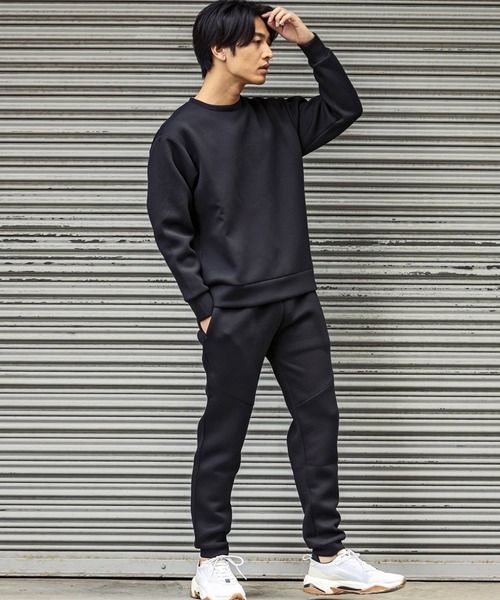 Kappa（カッパ）の「Kappa(カッパ)ダンボールニットプルオーバー（ニット/セーター・メンズ・ネイビー/ライトグレー/ホワイト/ブラック・M/L/XL/XXL）」の21枚目の写真