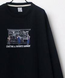 Lazar（ラザル）の「Life Style オーバーサイズ 裏起毛 グラフィック 刺繍 スウェット レディース メンズ トレーナー（スウェット・メンズ）」