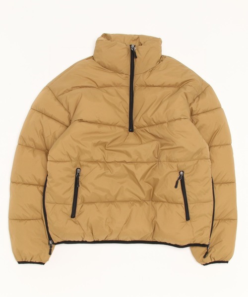 UNCORD（アンコード）の「【UNCORD】NYLON FIBER DOWN HALFZIP PULLOVER/ナイロンファイバーダウン　スタンドハーフジッププルオーバーダウンジャケット（ダウンジャケット/コート・メンズ・キャメル/カーキ/ブラック・MEDIUM/LARGE/X-LARGE）」の6枚目の写真