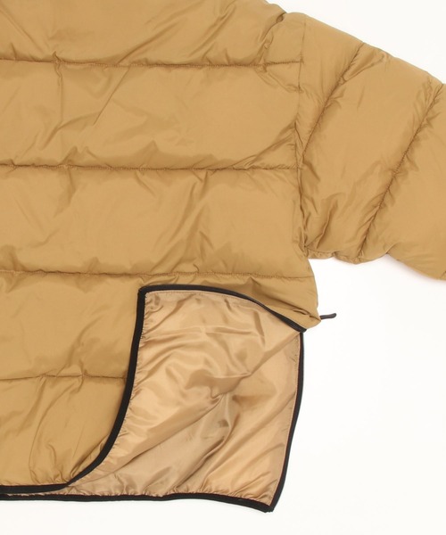 UNCORD（アンコード）の「【UNCORD】NYLON FIBER DOWN HALFZIP PULLOVER/ナイロンファイバーダウン　スタンドハーフジッププルオーバーダウンジャケット（ダウンジャケット/コート・メンズ・キャメル/カーキ/ブラック・MEDIUM/LARGE/X-LARGE）」の7枚目の写真