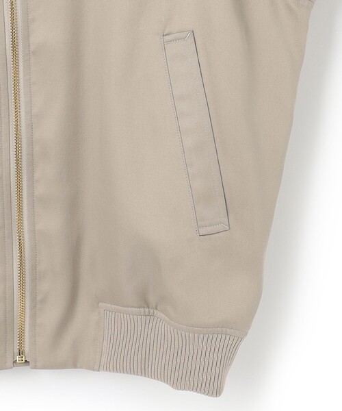 セール】テンセルレーヨンサテン MA-1 ブルゾン（ブルゾン）｜23区