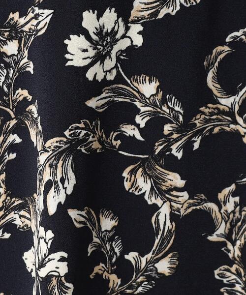 OPAQUE.CLIP(オペークドットクリップ)の「◆ボタニカルプリント ボウタイワンピース(ワンピース・レディース・アイボリー系/ブラック系・36/38/40)」の12枚目の写真
