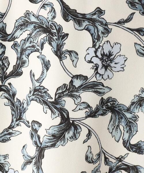 OPAQUE.CLIP(オペークドットクリップ)の「◆ボタニカルプリント ボウタイワンピース(ワンピース・レディース・アイボリー系/ブラック系・36/38/40)」の19枚目の写真