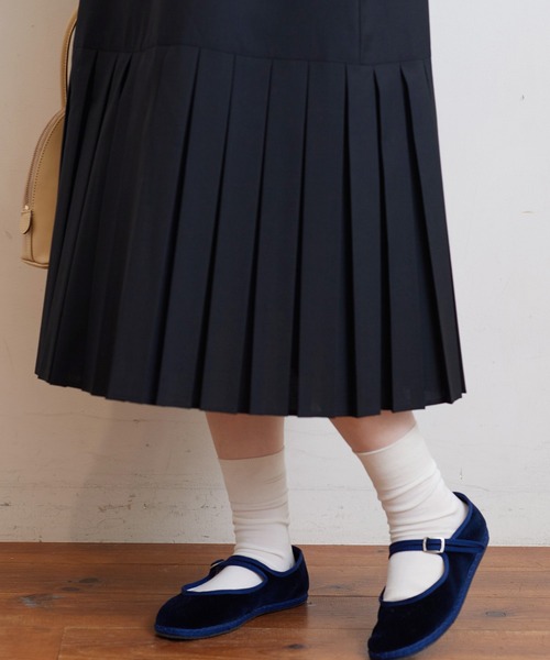 bulle de savon（ビュルデサボン）の「T/W Pleats　ワンピース（ワンピース・レディース・ブラック/グレー・FREE）」の16枚目の写真