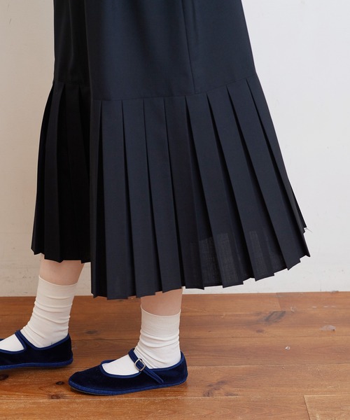 bulle de savon（ビュルデサボン）の「T/W Pleats　ワンピース（ワンピース・レディース・ブラック/グレー・FREE）」の17枚目の写真