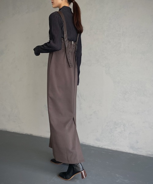 &g'aime（アンジェム）の「【&g’aime】アメスリキャミワンピース（ワンピース・レディース・ブラウン/ブラック/カーキ・FREE）」の12枚目の写真