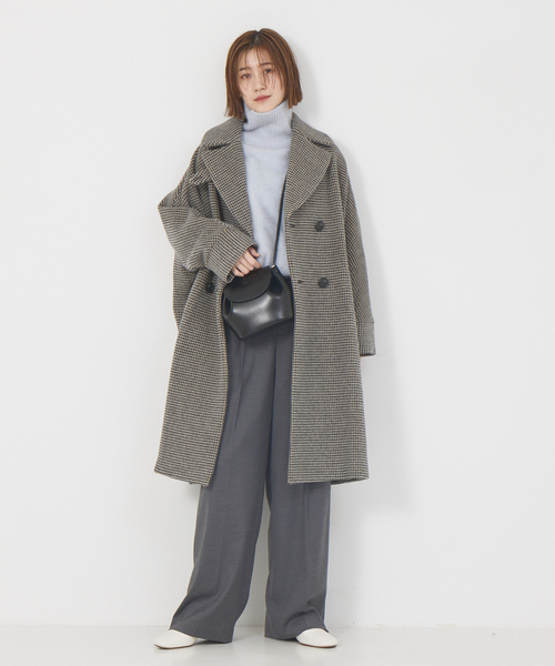 Rouge vif（ルージュヴィフ）の「【TICCA/ティッカ】ハウンドトゥーステントコート（チェスターコート・レディース・ホワイト系その他・フリー）」の2枚目の写真