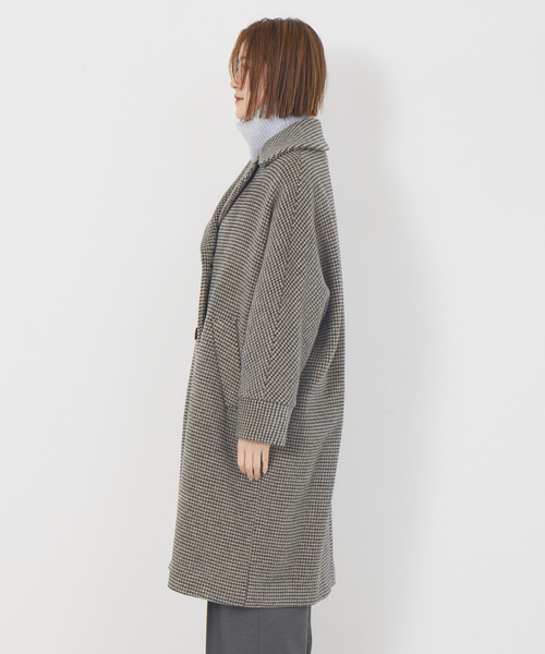 Rouge vif（ルージュヴィフ）の「【TICCA/ティッカ】ハウンドトゥーステントコート（チェスターコート・レディース・ホワイト系その他・フリー）」の4枚目の写真