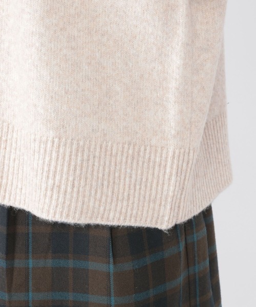 studio CLIP（スタディオクリップ）の「5ゲージふわふわ2WAYカーディガン（カーディガン/ボレロ・レディース・モカ/オフホワイト/グレー/ブルー・FREE）」の18枚目の写真