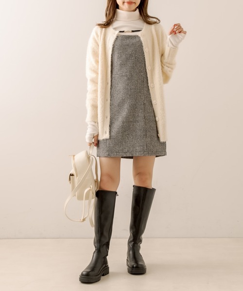 OLIVE des OLIVE（オリーブデオリーブ）の「オリジナルエンブレム付きミニリュック　1031120020（バックパック/リュック・レディース・ブラウン/アイボリー・FREE）」の7枚目の写真