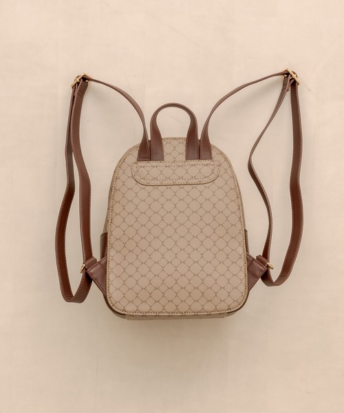 OLIVE des OLIVE（オリーブデオリーブ）の「オリジナルエンブレム付きミニリュック　1031120020（バックパック/リュック・レディース・ブラウン/アイボリー・FREE）」の15枚目の写真