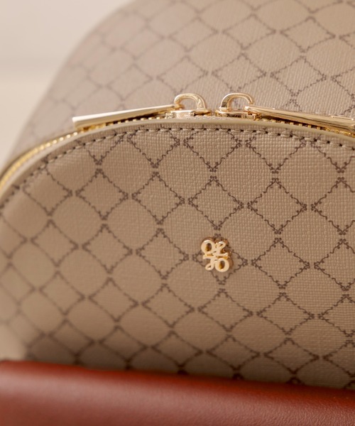 OLIVE des OLIVE（オリーブデオリーブ）の「オリジナルエンブレム付きミニリュック　1031120020（バックパック/リュック・レディース・ブラウン/アイボリー・FREE）」の6枚目の写真