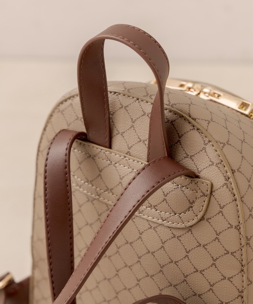 OLIVE des OLIVE（オリーブデオリーブ）の「オリジナルエンブレム付きミニリュック　1031120020（バックパック/リュック・レディース・ブラウン/アイボリー・FREE）」の14枚目の写真