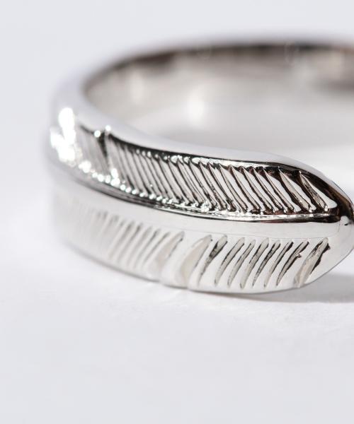BEAMS（ビームス）の「BEAMS / フェザーリング（リング・メンズ・シルバー・ONE SIZE）」の8枚目の写真