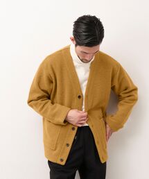 SLIVER CARDIGAN スライバー ニット カーディガン